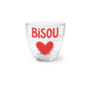 6 Verres Duralex- Bisou