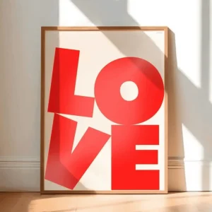 AFFICHE LOVE AFFICHE "LOVE"