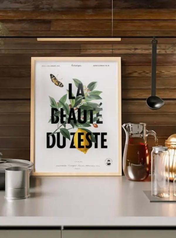AFFICHE "La beauté du zeste"