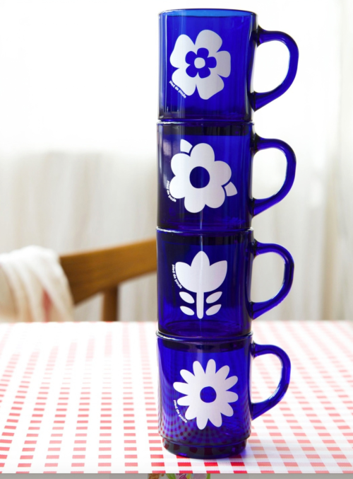 MUG VINTAGE- BLEU